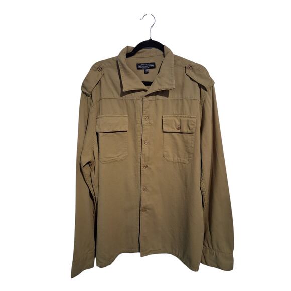 Vintage The J. Peterman Company Mens Size XXL Field Farm Workwear Grunge Shirt - Picture 2 of 15